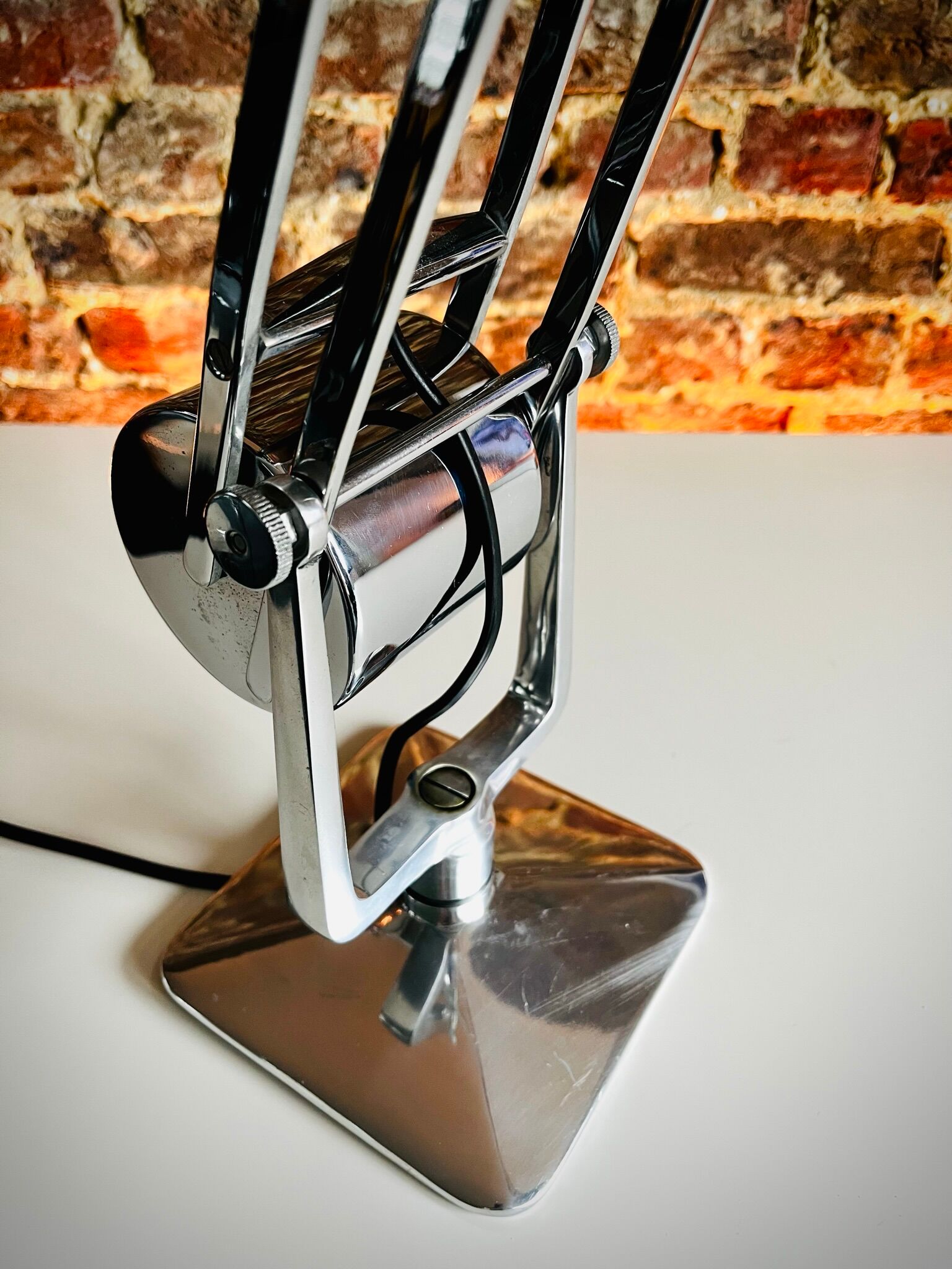 Chrome Giso Gispen "Rooney" desk lamp / Anglepoise