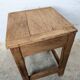 Wooden shoeshiner stool
