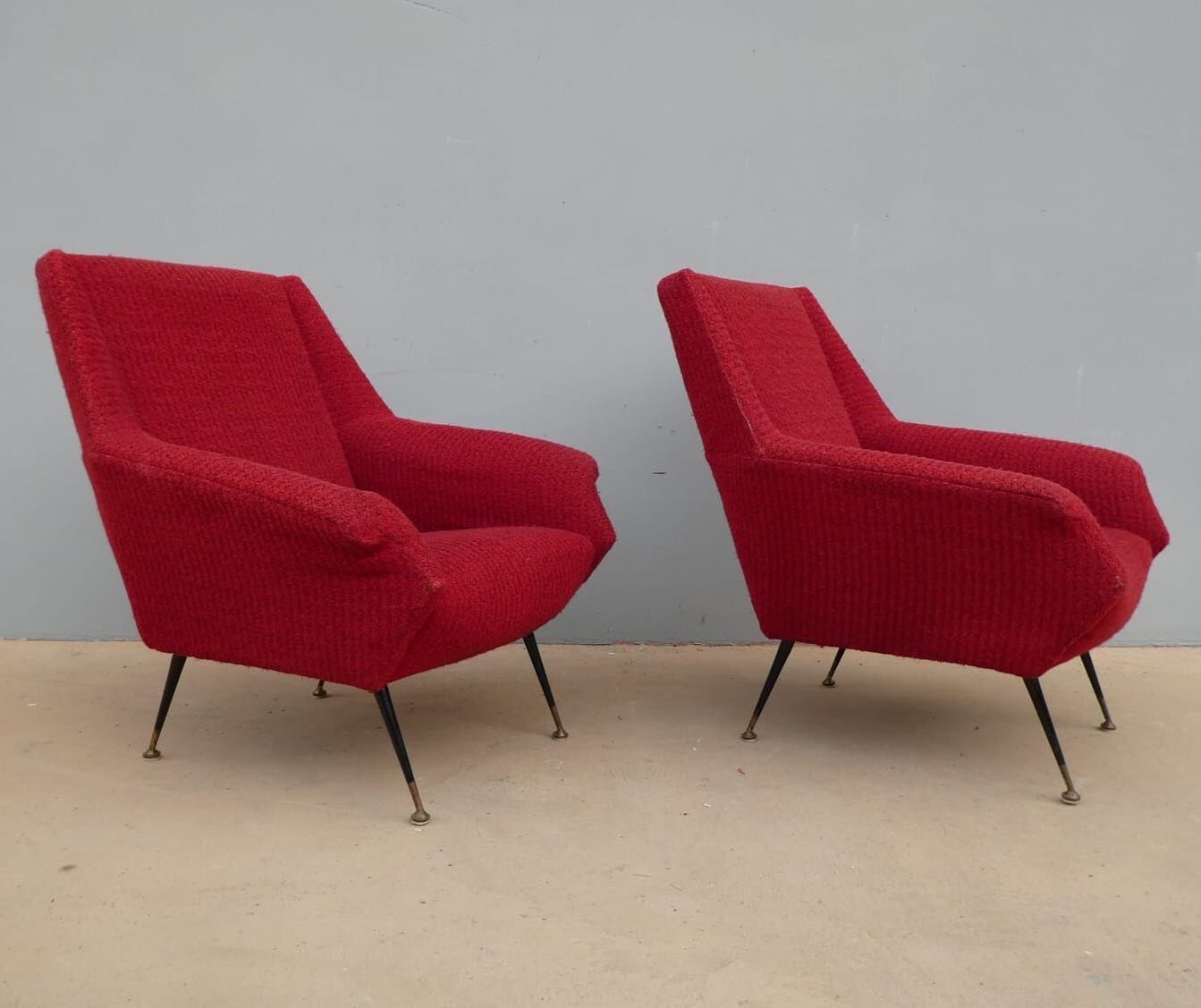 Paire de fauteuils vintage Italie, 1960