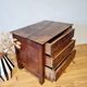 Small antique wooden workshop cabinet with 3 drawers