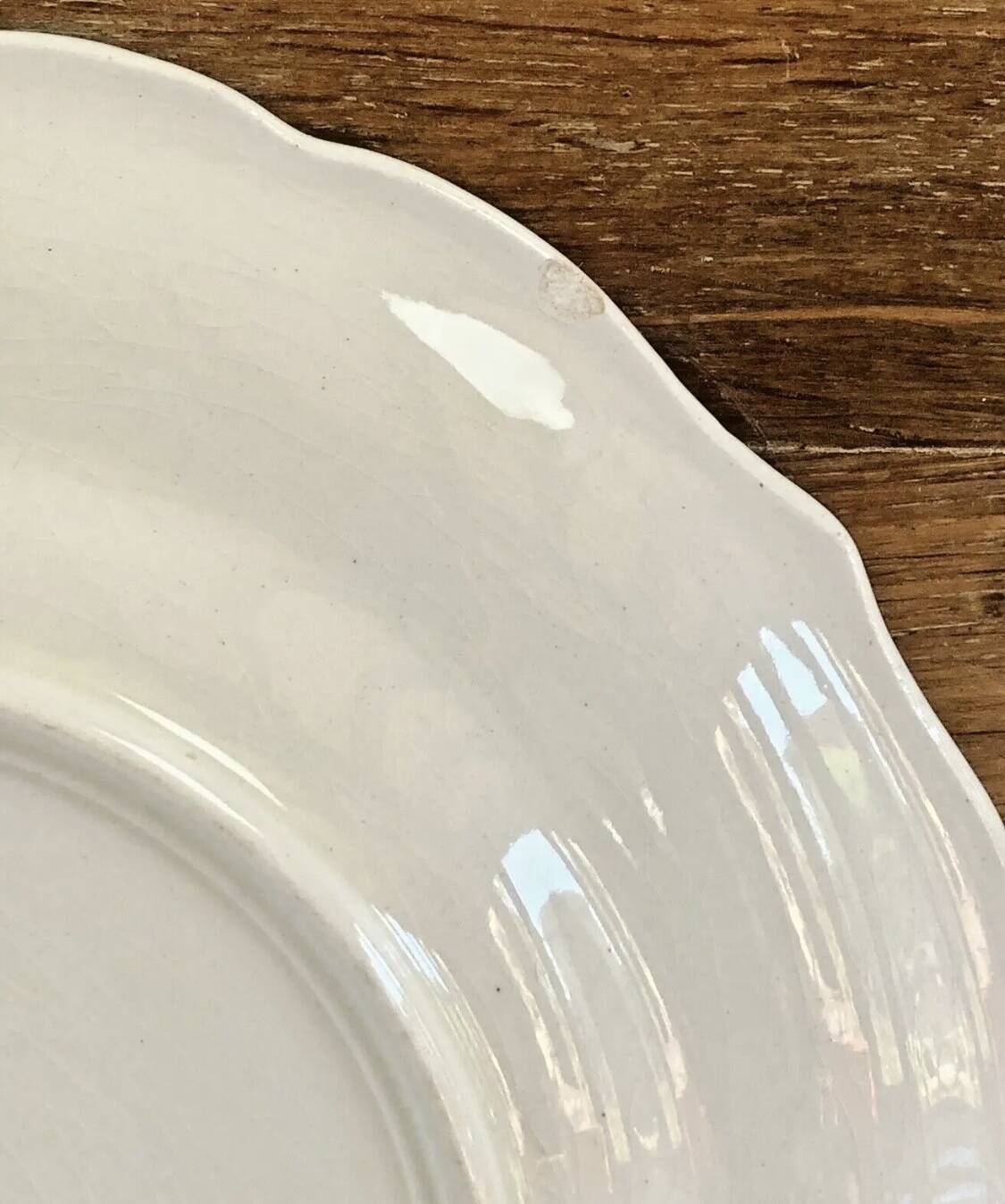 7 flat plates Gien model cornucopia 1938 1960