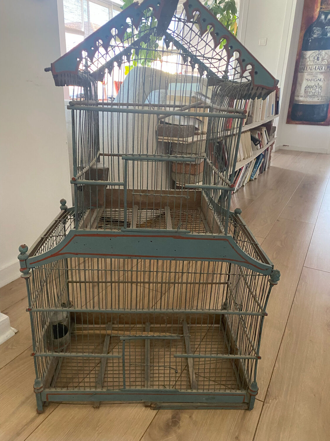 Cage à oiseaux ancienne
