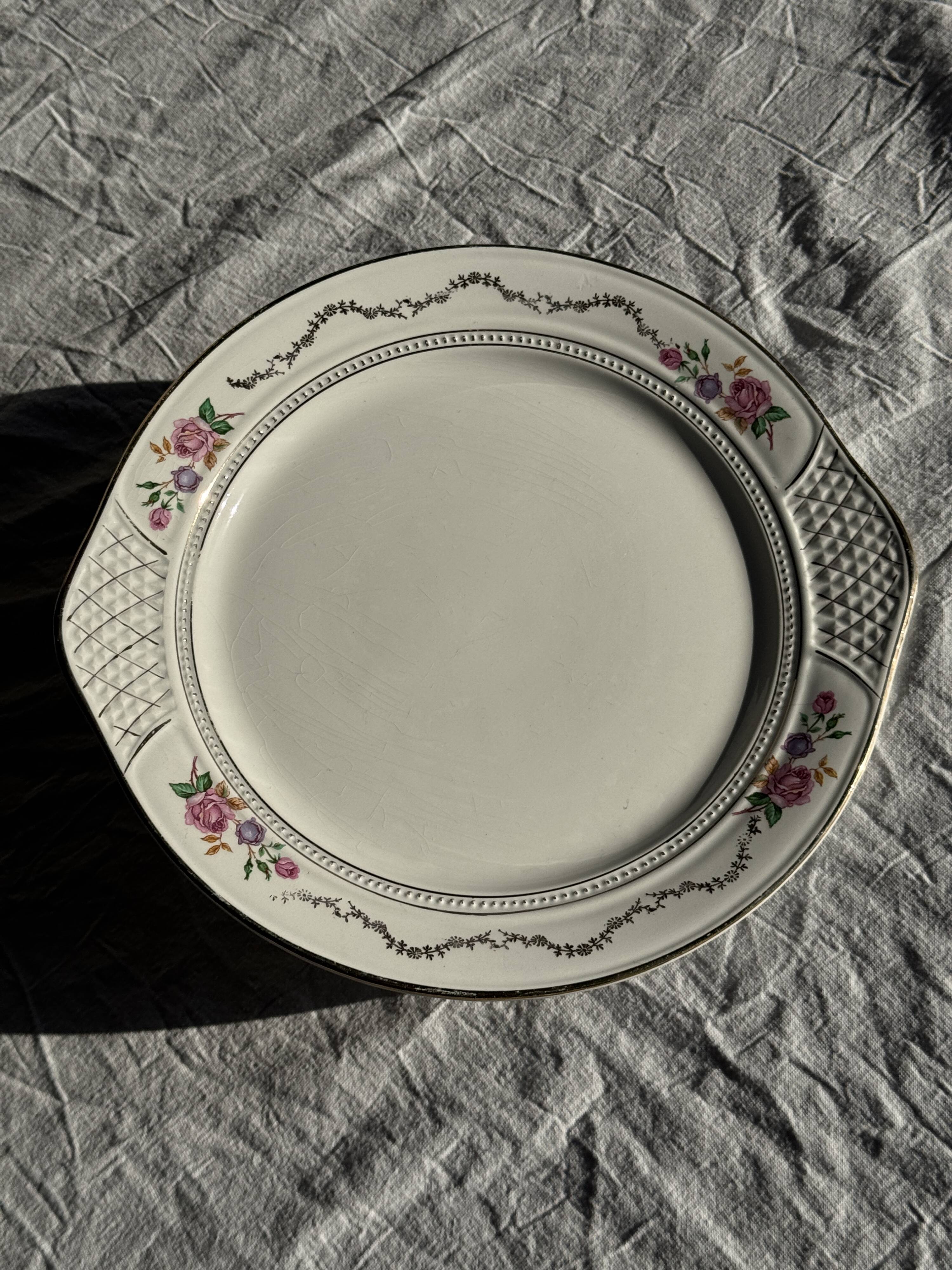 L'Amandinoise rose gold tart dish D30