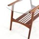 Coffee Table with Glass and Magazine Holder - mid century dutch design