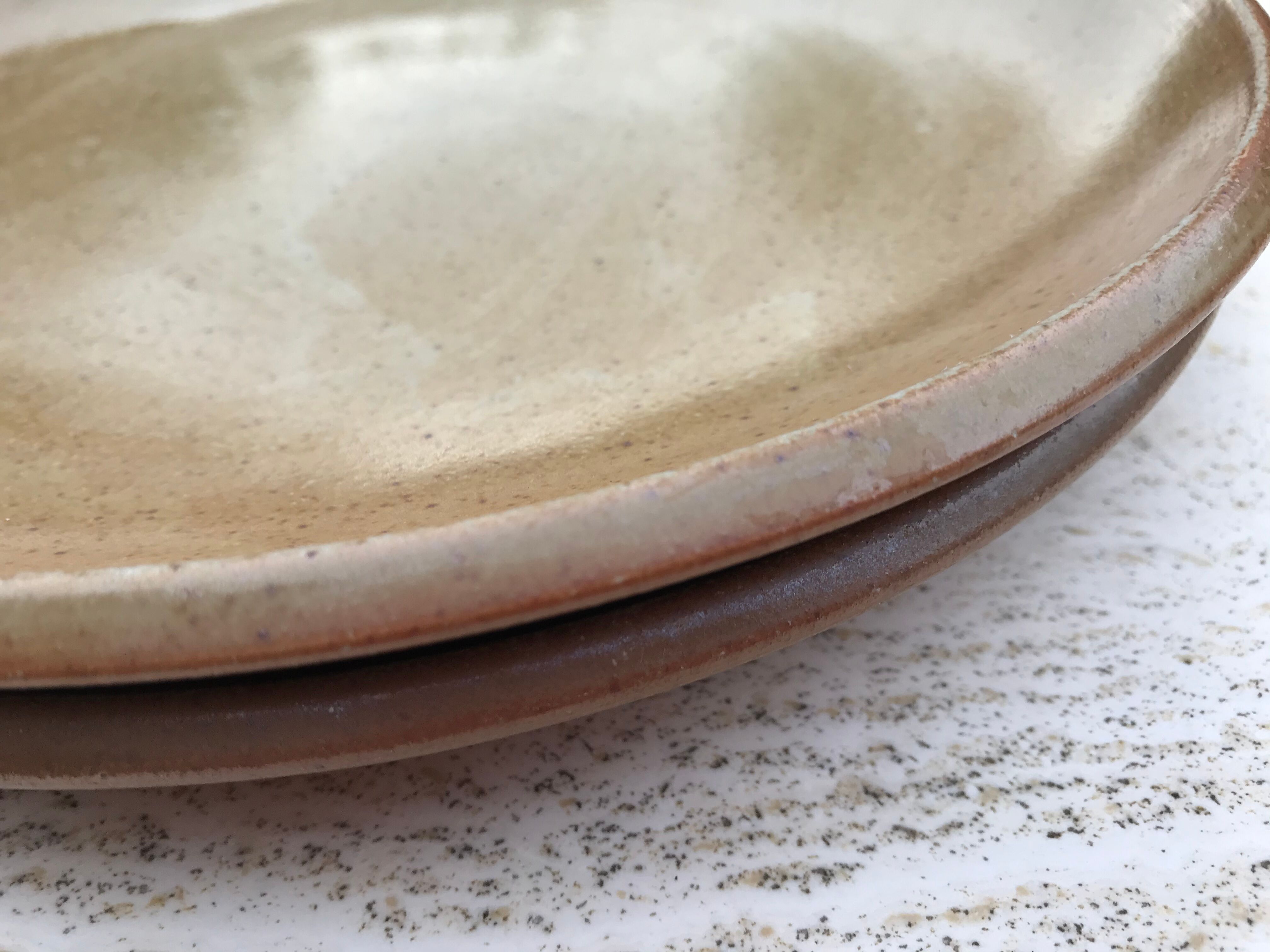 Lot of 10 Plates of Brenne Sandstone