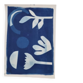 Cyanotype déco murale