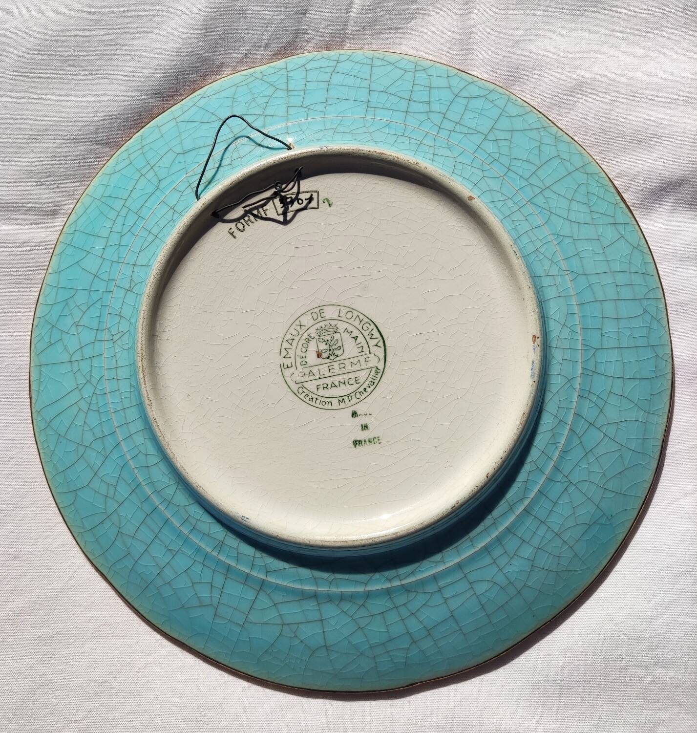 Longwy enamel plates - Palermo model