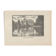Engraving-years 1930-J Druet - The castle of Azay-le-Rideau