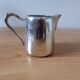 Vintage silver metal milk jug, creamer