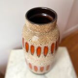 Ceramic vase fatlava scheurich W-Germany 1970 vintage