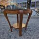 Art Deco side table in mahogany