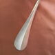 Set of 10 cutlery in silver white metal