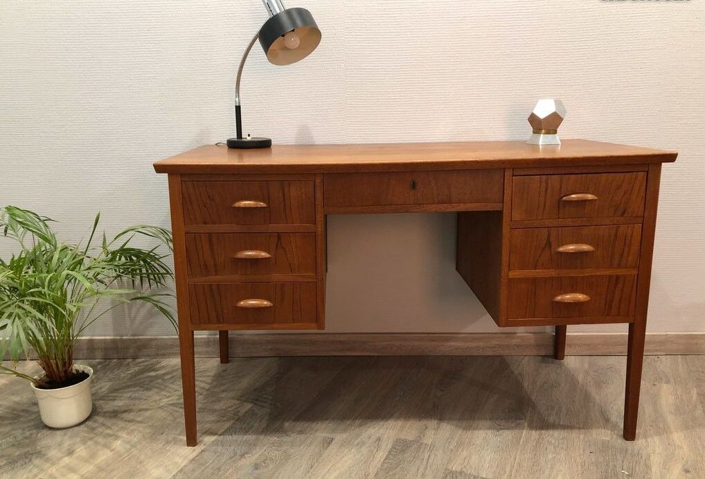 Danish teak desk