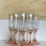 6 two-coloured champagne flutes Luminarc Véronèse