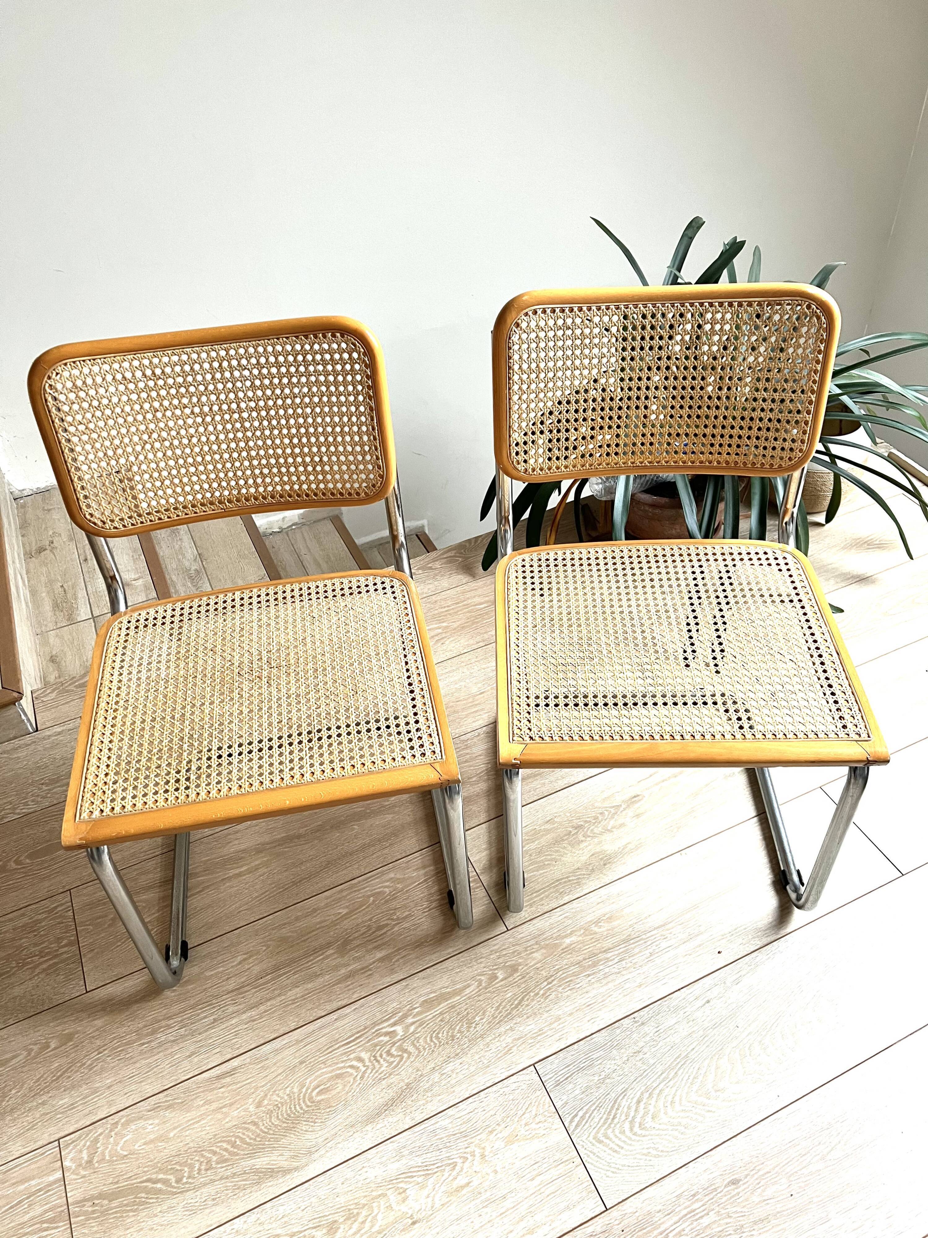 Chaises Cesca B32 Marcel Breuer