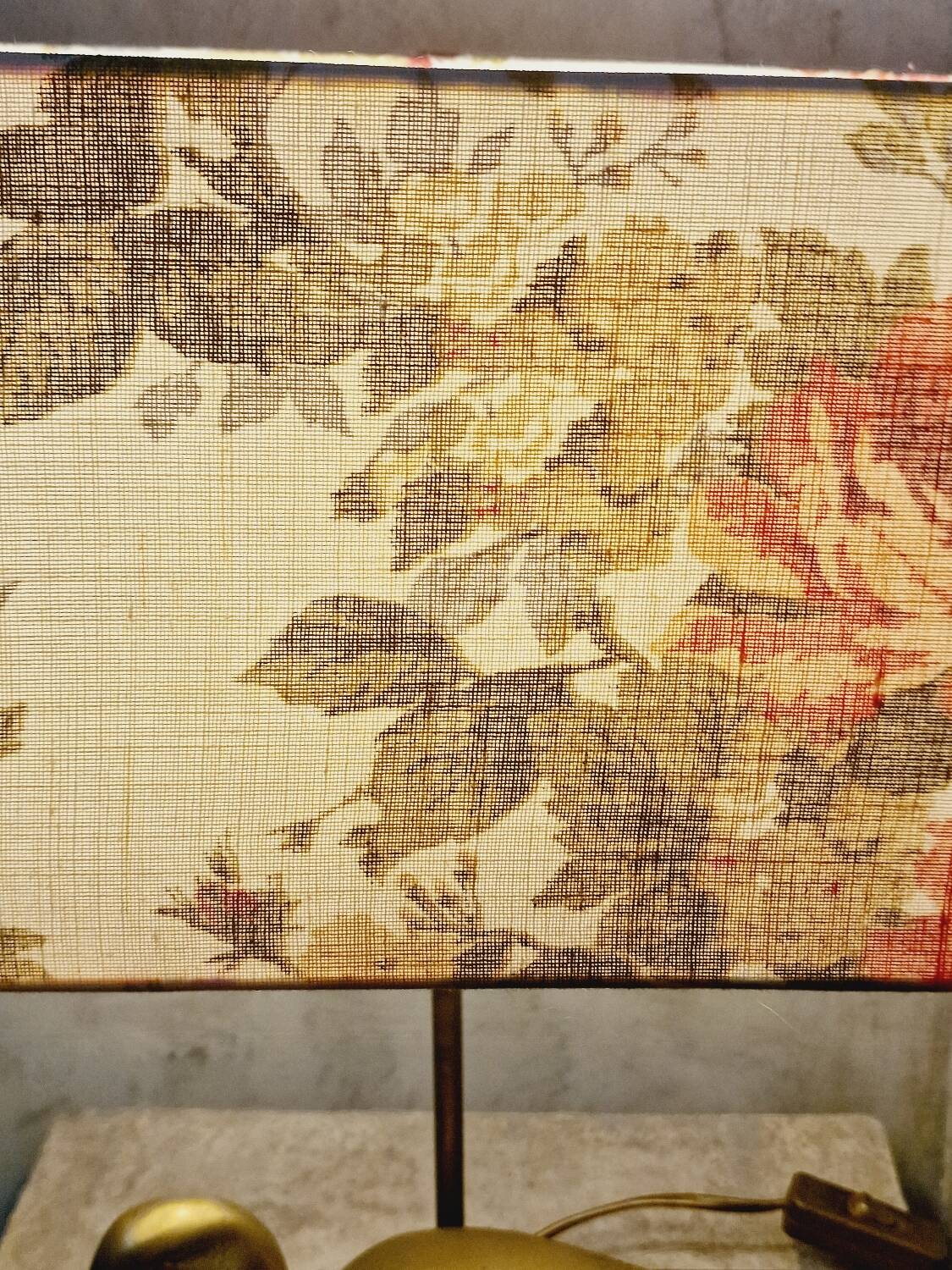 Vintage gold-plated duck lamp