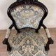 LXVI Style Cabriolet Armchair in Rosewood