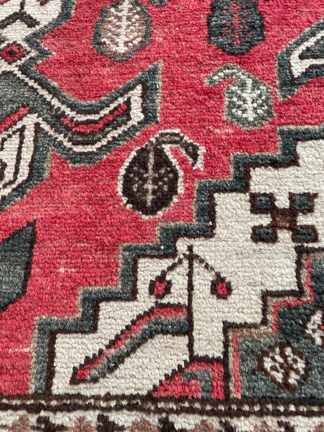 Ancient Persian Meshkin carpet