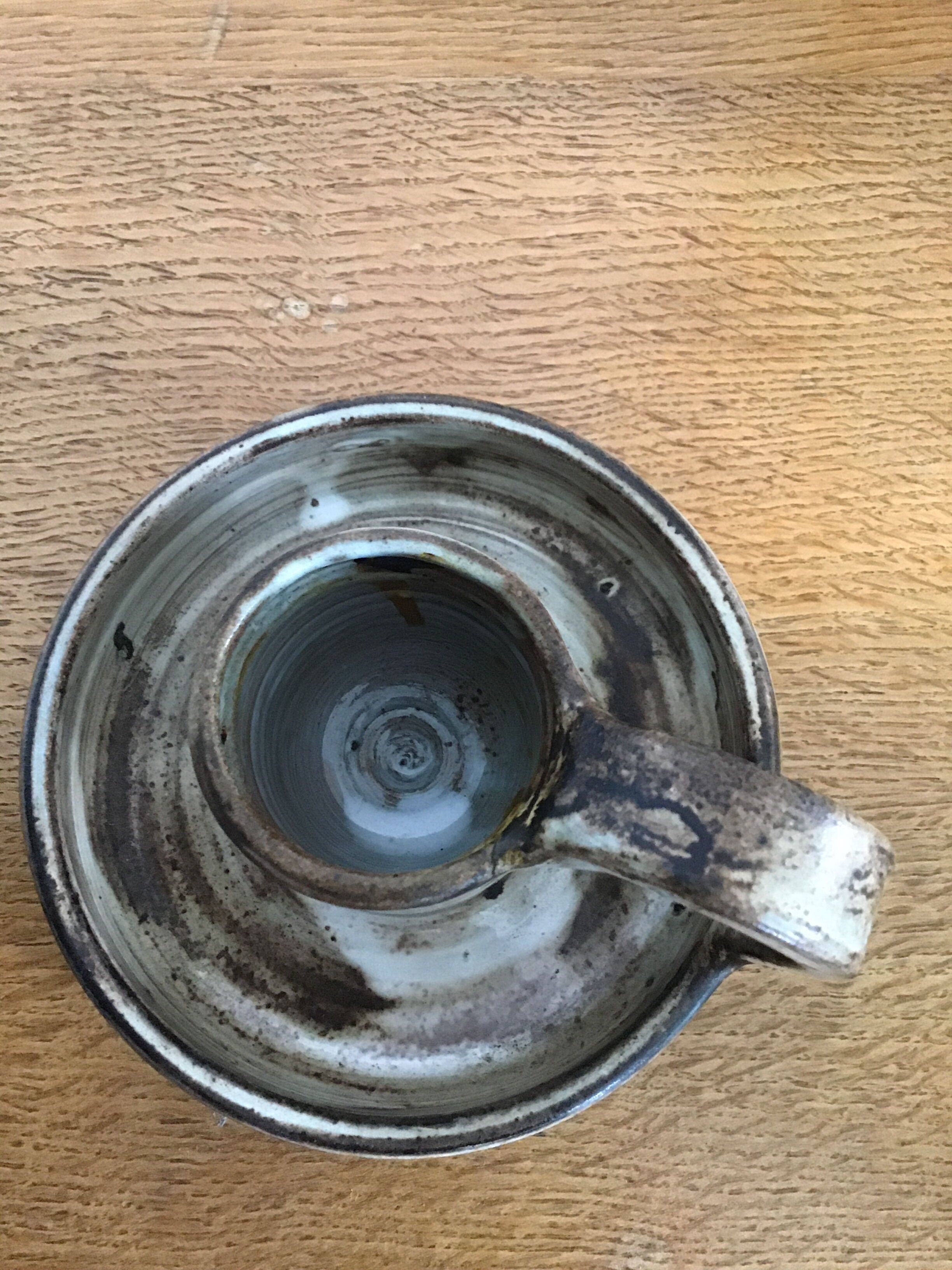 Candle holder ceramic workshop Dieulefit