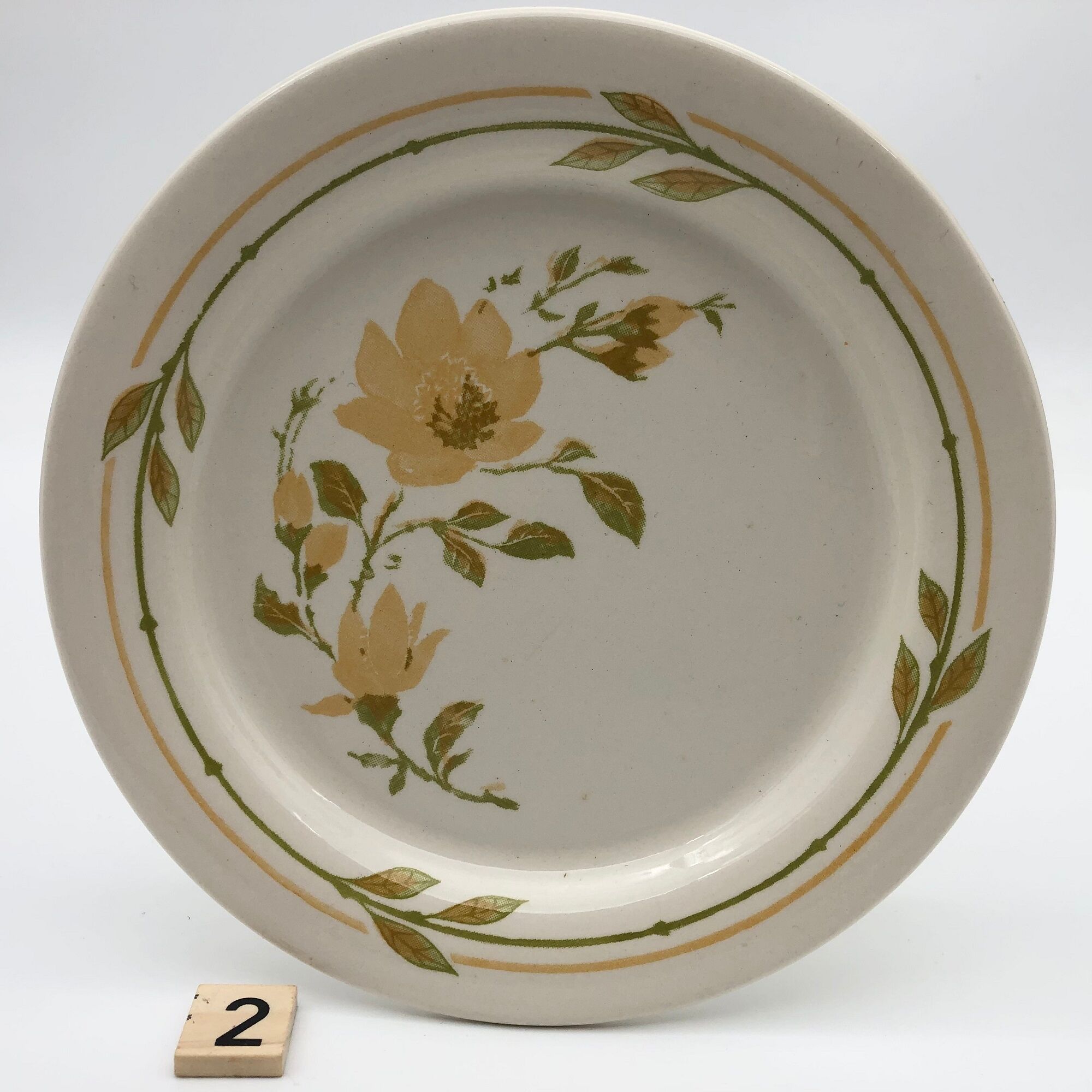 6 Dessert plates stamped "EIT-England"