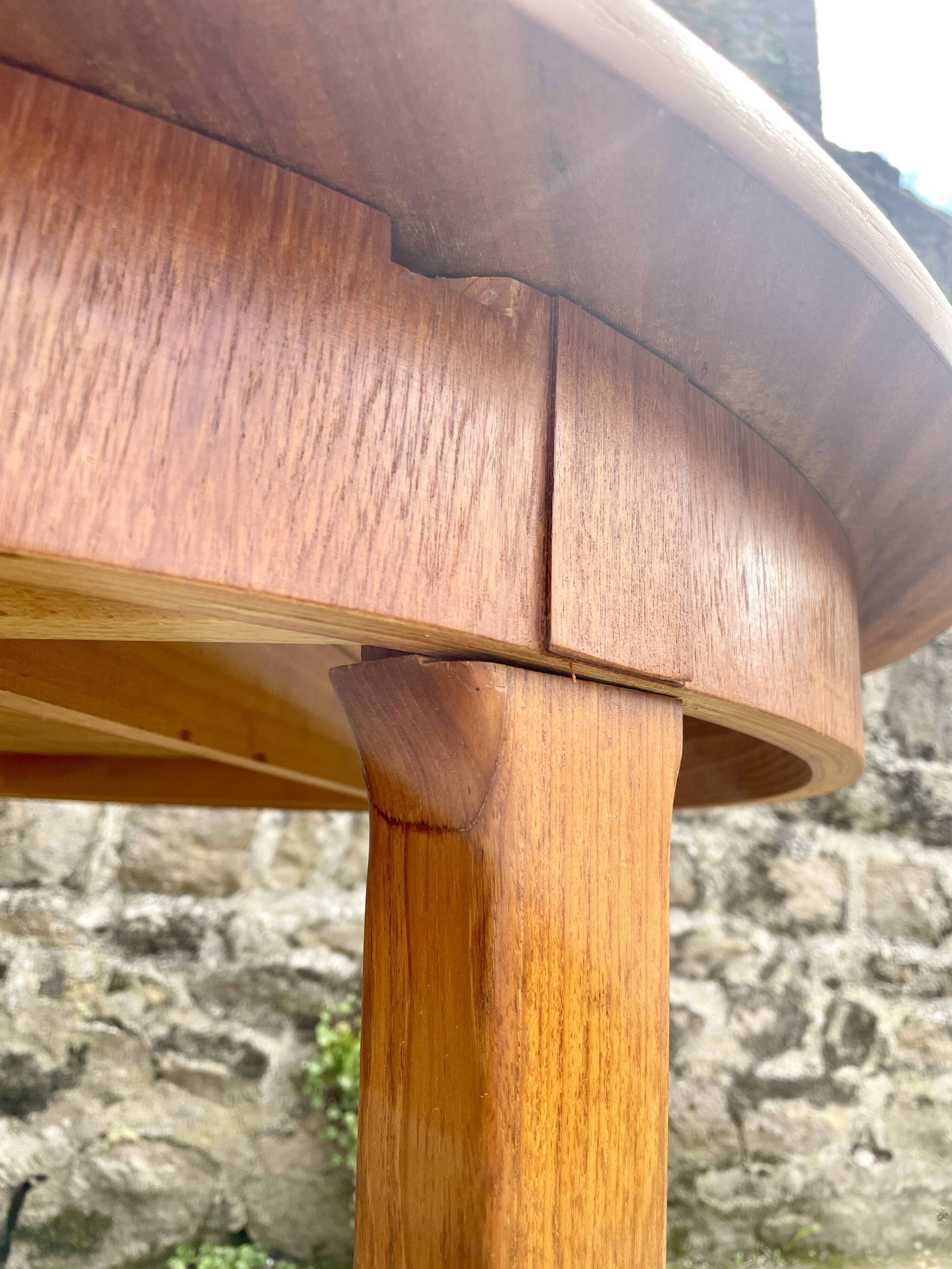 Scandinavian butterfly round table 1960