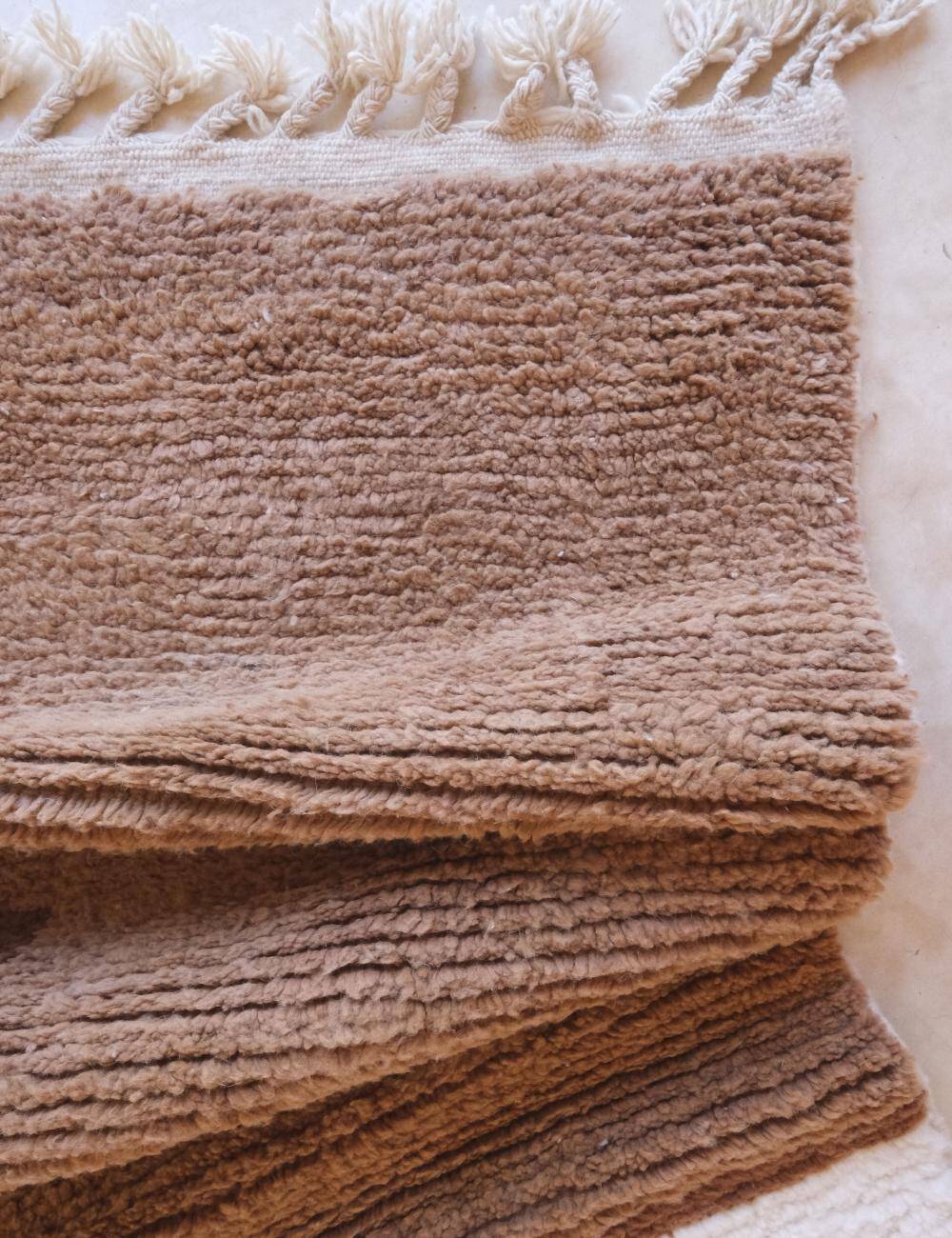 Mocha Brown Rug - 283 x 220 cm