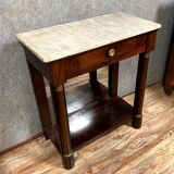 Empire console in mahogany nineteenth era