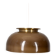 Lustre vintage années 70 en plastique marron design Massoni pour Harvey Guzzini