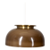Lustre vintage années 70 en plastique marron design Massoni pour Harvey Guzzini
