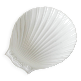 Ceramic Shell Bowl, White, 1970