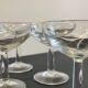 Duralex vintage champagne glasses