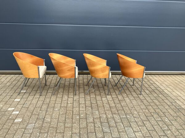 4x King Costes dining chairs, Philippe Starck, Aleph Driade