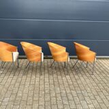 4x King Costes dining chairs, Philippe Starck, Aleph Driade
