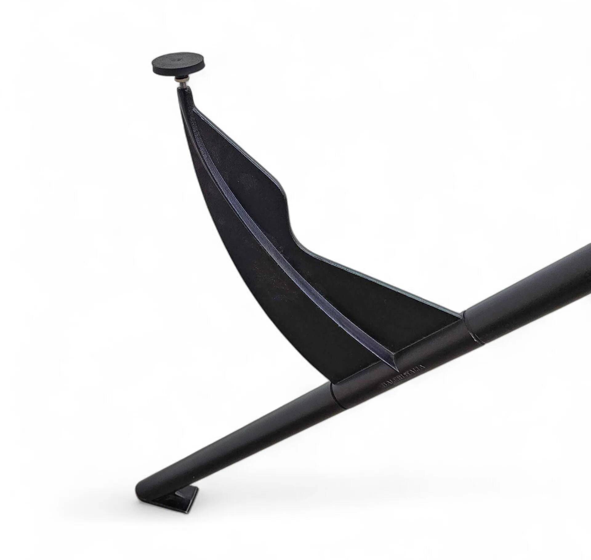 Philippe Starck / 1984 for François Mitterrand's private office / President M / black dining table frame / Baleri