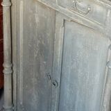 Small gray cabinet 1 body / red interior