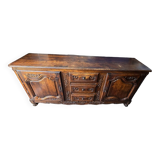 Antique solid carved sideboard