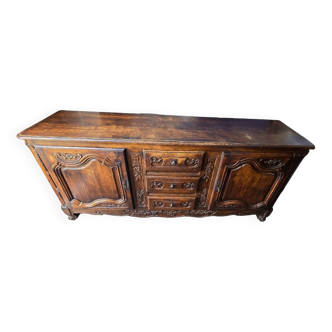 Antique solid carved sideboard