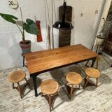 Esstisch „Telegraf“ Originalplatte Kiefer