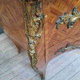 Louis XV style chest of drawers stamped "MORREAU"
