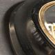 Mirror curved witch 19th Napoleon III wooden 43 x 35, 2cm