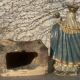 Vierge à l’Enfant – Sculpture ancienne en bois polychrome – XVIIIe / XIXe s