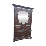 Breton wall-mounted chestnut locker