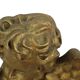 Vintage Angel Head Bust Gilded Plaster Wall Decoration 20cm