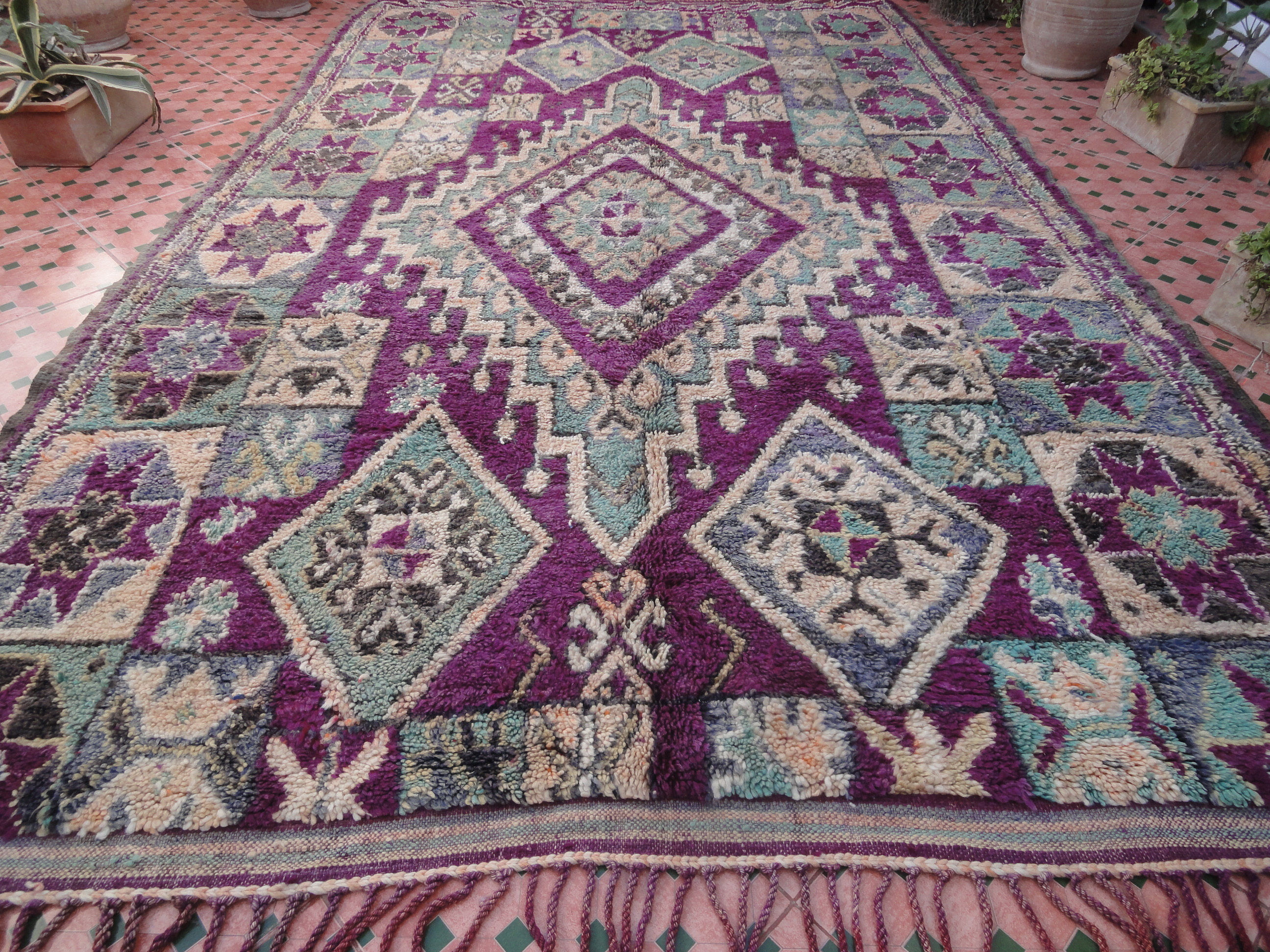 Carpet Beni me Guild vintage 344 x 218 cm