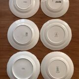 Mismatched antique plates