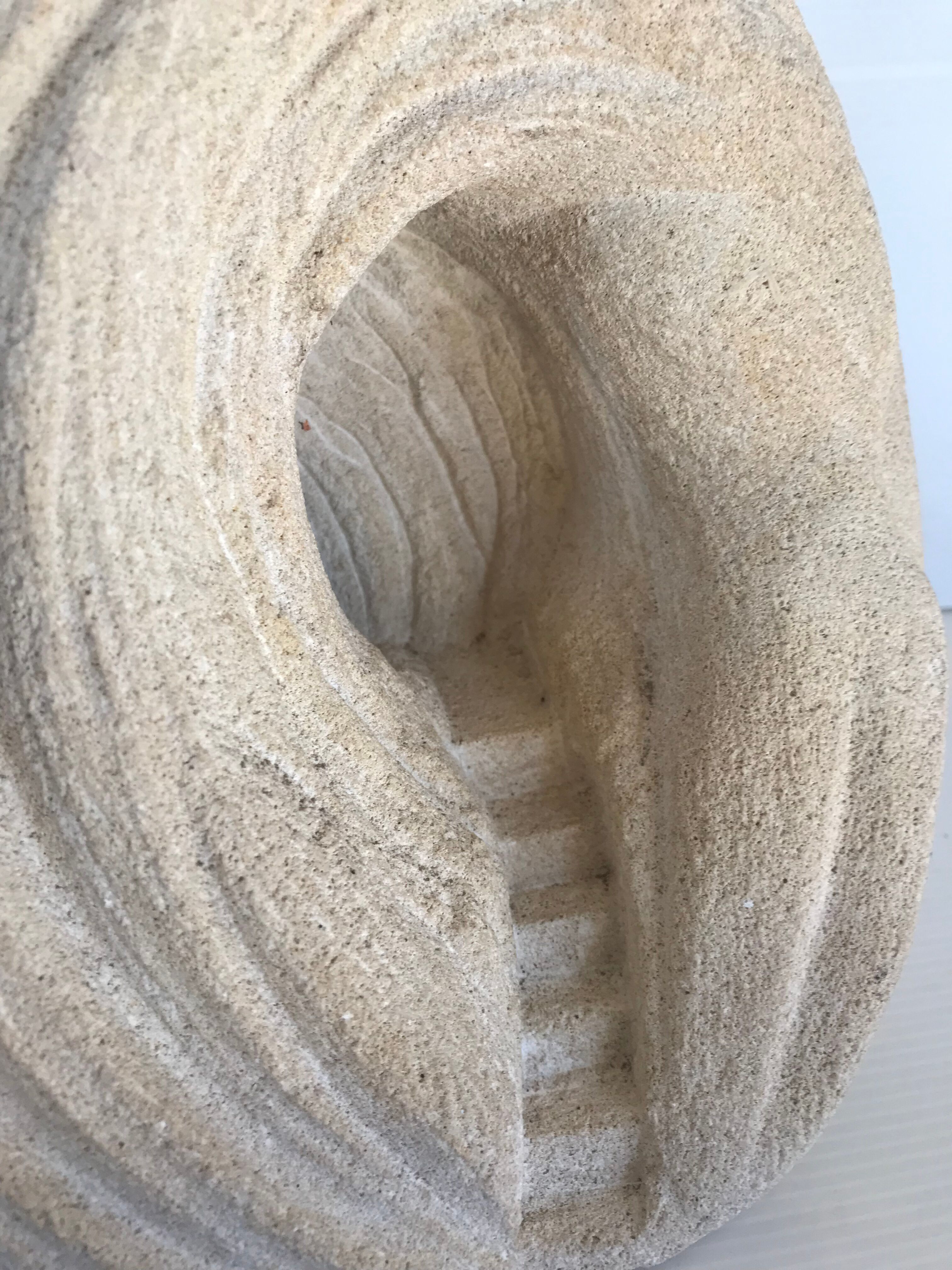 Stone lamp Arsène Galisson