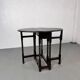 Small antique oak gateleg drop-leaf side table, 1900s