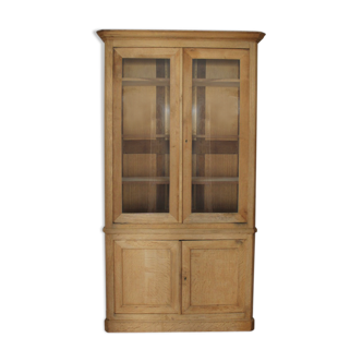 50s oak croased cabinet