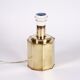 Octagonal brass lamp