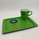 Vintage tea tray and cup, Made in Japan Boeki,1970s